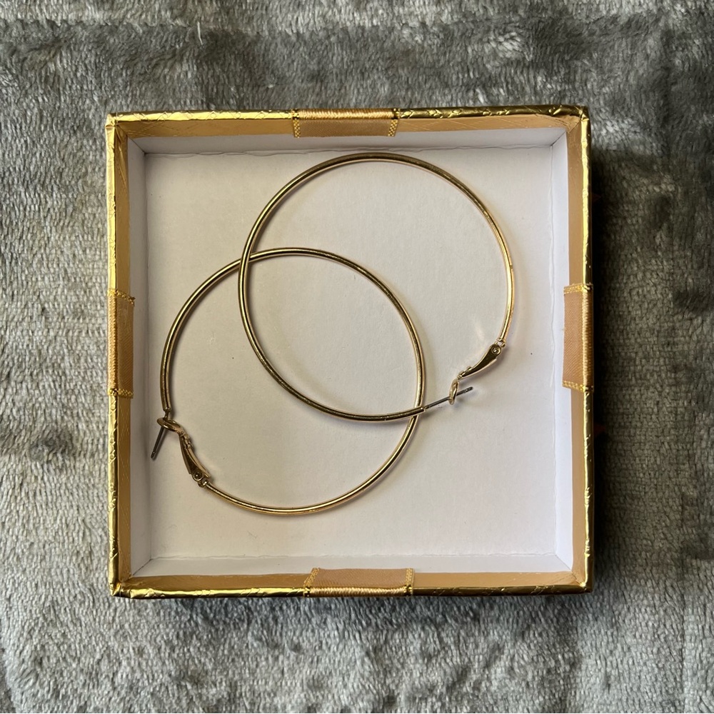 FREE WITH 3 🎁 | Gold Hoops